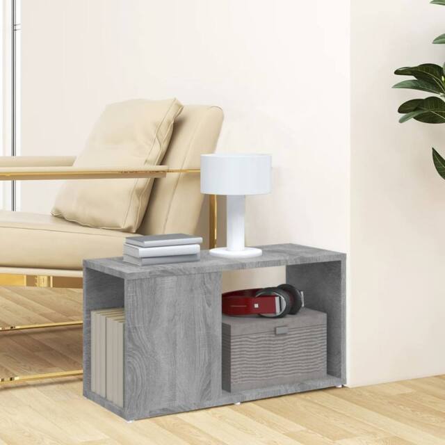 Berkfield Home TV Cabinet Grey Sonoma 60x24x32cm Engineered Wood - Size: 60 x 24 x 32 cm - image 1
