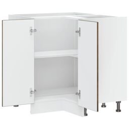 Berkfield Home Kitchen Corner Base Cabinet Kalmar Smoked Oak Engineered Wood in Brown - thumbnail 5