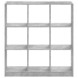 Berkfield Home Bookcase Concrete Grey 102x32x108 cm Engineered Wood - Size: 102 x 32 x 108 cm - thumbnail 4