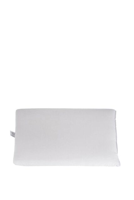 Homescapes Soothing Aloe Vera Infused Cotton Pillow with Goose Feather & Down in White - image 1
