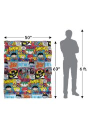 Warner Brothers Justice League Officially Licensed Silky Touch Super Soft Throw Blanket 152 x 127 cm in White - thumbnail 5