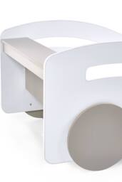 Julian Bowen Atlantis Toddler Size White Car Bed - Size: Cot - thumbnail 5