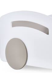 Julian Bowen Atlantis Toddler Size White Car Bed - Size: Cot - thumbnail 7