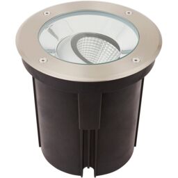 Loops 2 PACK Stainless Steel IP67 Ground Light - 16.5W Cool White Tilting Head LED in Metallics - thumbnail 4