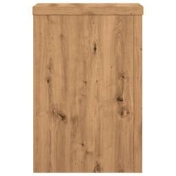 Berkfield Home Plant Stands 2 pcs Artisan Oak 20x20x30 cm Engineered Wood in Brown - Size: 20 x 20 x 30 cm - thumbnail 5