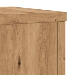 Berkfield Home Plant Stands 2 pcs Artisan Oak 20x20x30 cm Engineered Wood in Brown - Size: 20 x 20 x 30 cm - thumbnail 8