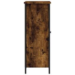 Berkfield Home Sideboard Smoked Oak 70x30x80 cm Engineered Wood in Brown - Size: 70 x 30 x 80 cm - thumbnail 7