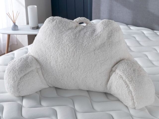 Snuggle Beds Snuggle Super Soft Cuddle Cushion with Phone Pocket & Handle in Off-White - Size: Medium - image 1