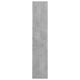 Berkfield Home Wall Shoe Cabinet Concrete Grey 60x18x90 cm Engineered Wood - Size: 60 x 18 x 90 cm - thumbnail 5