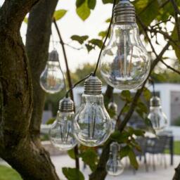 Garden Greatness Eureka Retro Solar Outdoor String Lights - Size: 1 Pack - thumbnail 2