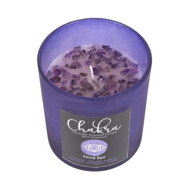 Something Different Lavender Third Eye Chakra Scented Candle in Purple - image 1