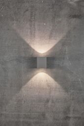 Nordlux Modern Outdoor Wall Light Grey Aluminium Intergrated LED Weatherproof - Mains Powered, IP44 - thumbnail 3