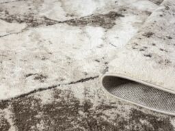 Desire Rugs Eleanor Modern Embossed Living Room Area Rug - Slate Design in Taupe - Size: 160 cm x 230 cm - thumbnail 3