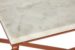 Orsina Luxe Design White Marble Top Coffee Table, Decorative Table For Livingroom, Durable Modern Coffee Table - thumbnail 5
