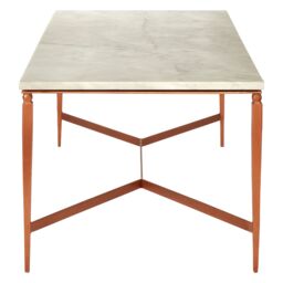 Orsina Luxe Design White Marble Top Coffee Table, Decorative Table For Livingroom, Durable Modern Coffee Table - thumbnail 4