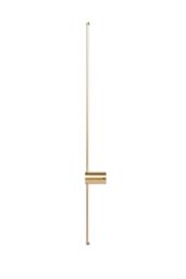 Living and Home 360 Degree Adjustable LED Straight Wall Light White Light 100cm with Wire in Gold - thumbnail 5