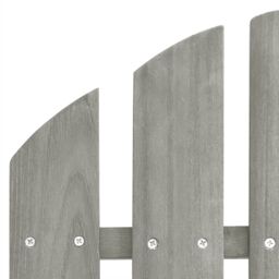 Berkfield Home Garden Rocking Chair Wood Grey - thumbnail 5