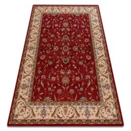 RugsX Wool Omega Rug in Red - Size: 66 cm x 100 cm