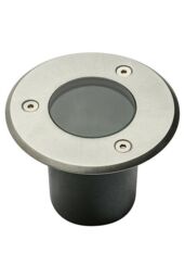 CGC Lighting 'Nola Round Small Single Stainless Steel Inground Or Decking Lights in Silver - thumbnail 3