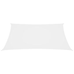 Berkfield Home Sunshade Sail Oxford Fabric Square 5x5 m White - thumbnail 2