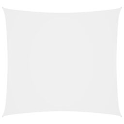Berkfield Home Sunshade Sail Oxford Fabric Square 5x5 m White - thumbnail 1