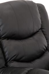 More4Homes Seattle Electric Recliner Bonded Leather 1+3 Seater Sofa Set in Black - thumbnail 6