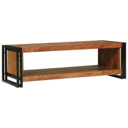 Berkfield Home Coffee Table 120x50x38 cm Solid Wood Acacia in Brown - Size: 120 x 50 x 38 cm - thumbnail 6
