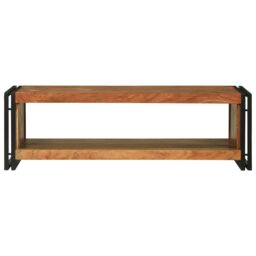 Berkfield Home Coffee Table 120x50x38 cm Solid Wood Acacia in Brown - Size: 120 x 50 x 38 cm - thumbnail 3