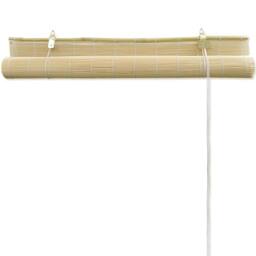 Berkfield Home Natural Bamboo Roller Blinds 150 x 220 cm in Beige - thumbnail 4