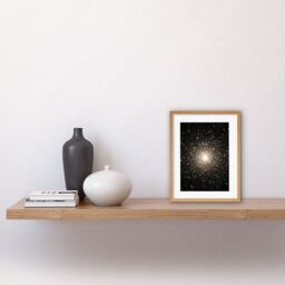 Artery8 Wall Art Print Hubble Space Astronomy Globular Cluster M80 Ancient Star Swarm In The Milky Way Galaxy Blue Stragglers Observed Using WFPC2 - thumbnail 2