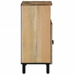 Berkfield Home Side Cabinet 60x33x75 cm Solid Wood Mango in Brown - Size: 60 x 33 x 75 cm - thumbnail 6