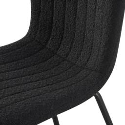 MCC Direct Bella Luxe Set of 2 Dining Chairs Dining Chairs in Black - thumbnail 8