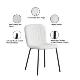 MCC Direct Bella Luxe Set of 2 Dining Chairs Dining Chairs in Black - thumbnail 9