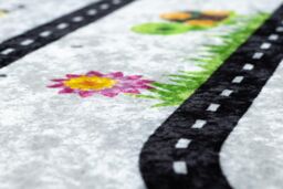 RugsX Junior Rug in Grey - Size: 80 cm x 150 cm - thumbnail 5