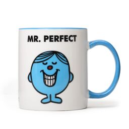 Mr. Men And Little Miss Mr Perfect Oud & Bergamot Scented Reusable Mug Candle in Blue - Size: Medium - thumbnail 5