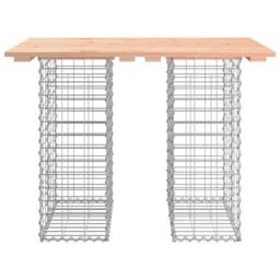 Berkfield Home Garden Bench Gabion Design 100x70x72 cm Solid Wood Douglas in Brown - Size: 100 x 70 x 72 cm - thumbnail 5