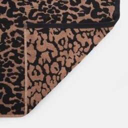 OHS Leopard 2pc Hand Towel Absorbent 100% Cotton Luxury Hotel Quality in Natural - thumbnail 7