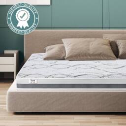 The White Stone Medium-Firmness Orthopedic Mattress, 16 cm - 90 x 205 cm in White - Size: EU Single - thumbnail 4