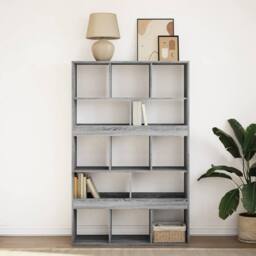 Berkfield Home Bookcase Grey Sonoma 100x33x156.5 cm Engineered Wood - thumbnail 3