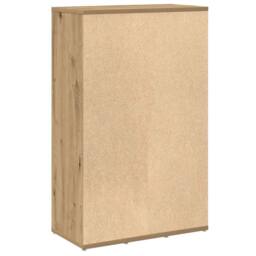 Berkfield Home Book Cabinet Artisan Oak 50x25x80 cm Engineered Wood in Brown - Size: 50 x 25 x 80 cm - thumbnail 7