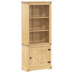 Berkfield Home Highboard Corona 74x38x170 cm Solid Wood Pine in Brown - Size: 74 x 38 x 170 cm - thumbnail 2