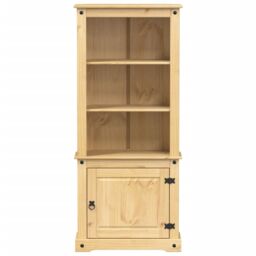 Berkfield Home Highboard Corona 74x38x170 cm Solid Wood Pine in Brown - Size: 74 x 38 x 170 cm - thumbnail 4