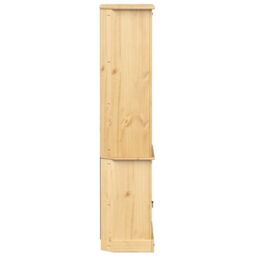 Berkfield Home Highboard Corona 74x38x170 cm Solid Wood Pine in Brown - Size: 74 x 38 x 170 cm - thumbnail 5