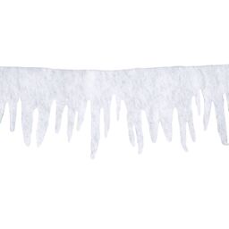 Samuel Alexander 2m x 36cm Christmas Icicle Snow Drape Material in White - Size: 2m x 36 cm - thumbnail 8