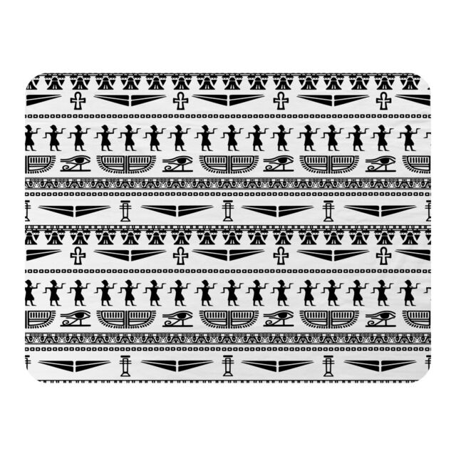 Benjamin Tate Design Tribal Egyptian Art Blanket in Natural - Size: 120 cm x 150 cm - image 1