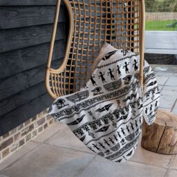Benjamin Tate Design Tribal Egyptian Art Blanket in Natural - Size: 120 cm x 150 cm - thumbnail 4