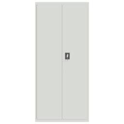 Berkfield Home File Cabinet Light Grey 90x40x240 cm Steel - Size: 90 x 40 x 240 cm - thumbnail 8