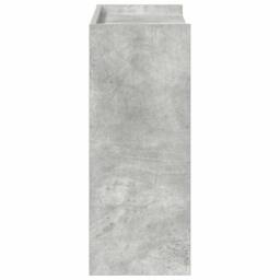 Berkfield Home Shoe Rack Concrete Grey 60x25x62 cm Engineered Wood - Size: 60 x 25 x 62 cm - thumbnail 5
