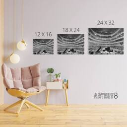 "Artery8 New York Metropolitan Opera Hoffmann Concert Canvas Wall Art Print in Grey - Size: W18"" x H24""" - thumbnail 4