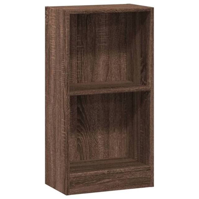 Berkfield Home Bookcase Brown Oak 40x24x76 cm Engineered Wood - Size: 40 x 24 x 76 cm - image 1